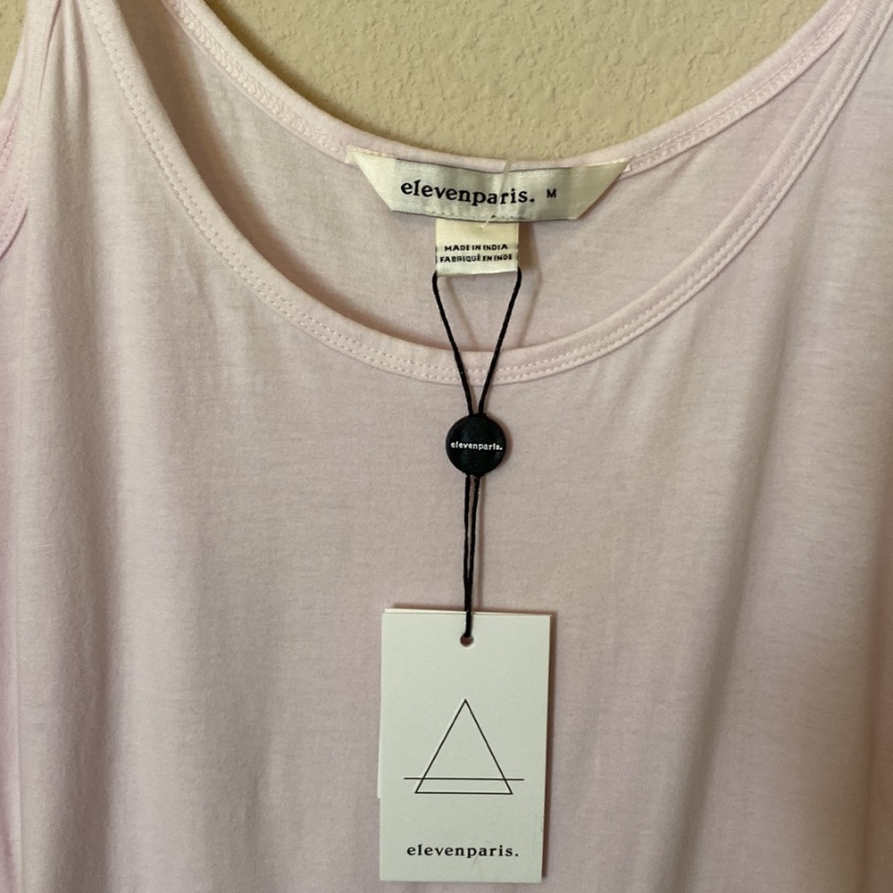 Eleven Paris NWT pink ombré tank maxi dress beach coverup sleepwear loungewear - Picture 6 of 6